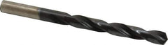 Hertel - Letter Z 135° High Speed Steel Jobber Drill - TiAlN Finish, Right Hand Cut, Spiral Flute, Straight Shank, 5-1/4" OAL, Split Point - Eagle Tool & Supply