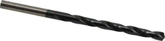 Hertel - #10 135° High Speed Steel Jobber Drill - TiAlN Finish, Right Hand Cut, Spiral Flute, Straight Shank, 3-5/8" OAL, Split Point - Eagle Tool & Supply