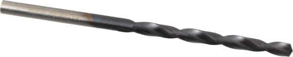 Hertel - #28 135° High Speed Steel Jobber Drill - TiAlN Finish, Right Hand Cut, Spiral Flute, Straight Shank, 2-7/8" OAL, Split Point - Eagle Tool & Supply