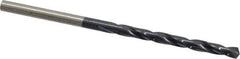 Hertel - #30 135° High Speed Steel Jobber Drill - TiAlN Finish, Right Hand Cut, Spiral Flute, Straight Shank, 2-3/4" OAL, Split Point - Eagle Tool & Supply