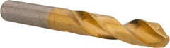 Hertel - 0.397" 135° Spiral Flute High Speed Steel Screw Machine Drill Bit - Eagle Tool & Supply