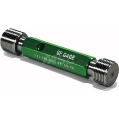 Plug Thread Gage: 3/4-10 Thread, 2B Class, Double End, Go & No Go Handle Included