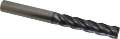 SGS - 5/8", 3" LOC, 5/8" Shank Diam, 6" OAL, 4 Flute, Solid Carbide Square End Mill - Single End, AlTiN Finish, Spiral Flute, 38° Helix, Centercutting, Right Hand Cut, Right Hand Flute, Series 7 - Eagle Tool & Supply