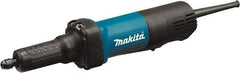 Makita - 1/4" Collet, 25,000 RPM, Inline Handle Electric Die Grinder - 120 Volts, 3.5 Amps, 8.2' Cord - Eagle Tool & Supply