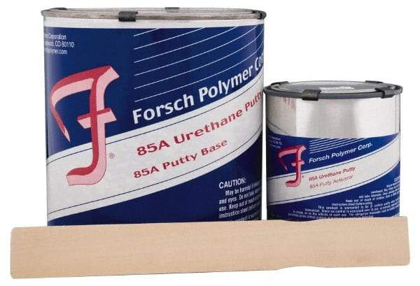 Forsch Polymer Corp - 4 Lb Kit Gray Urethane Putty - 20 min Tack Free Dry Time, 48 hr Full Cure Time, Series URS 5685 - Eagle Tool & Supply