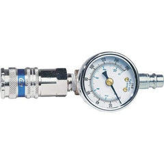 Dynabrade - Grinder Repair Airline Test Gauge - Use with Dynabrade Air Power Tools - Eagle Tool & Supply