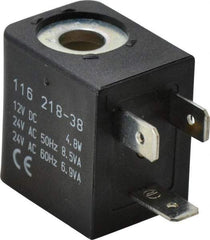 ARO/Ingersoll-Rand - 12 DC Volt, Din Connection Coil Lead Length, Class F, Solenoid Coil - 4.8 Watt, NEMA 4 Enclosure, Use with ARO Solenoid Valve - Eagle Tool & Supply