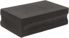 Brite Star - 120 Grit, Diamond Hand Pad - Black, 2-1/4" Wide x 3-3/4" Long, Coated - Eagle Tool & Supply