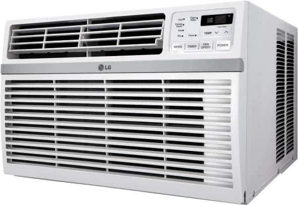 LG Electronics - 24,000/24,500 BTU, 208/230 Volt Window Air Conditioner - 10.9/11.8 Amp Rating, 26" Wide x 28-1/8" Deep x 17" High - Eagle Tool & Supply