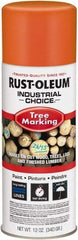 Rust-Oleum - 12 fl oz Fluorescent Orange Marking Paint - 300' Coverage, Modified Alkyd Formula, >500 gL VOC - Eagle Tool & Supply