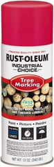 Rust-Oleum - 12 fl oz Fluorescent Pink Marking Paint - 300' Coverage, Modified Alkyd Formula, >500 gL VOC - Eagle Tool & Supply
