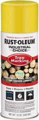 Rust-Oleum - 12 fl oz Yellow Marking Paint - 300' Coverage, Modified Alkyd Formula, >500 gL VOC - Eagle Tool & Supply