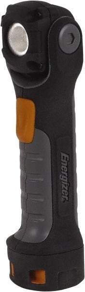 Energizer - White LED Bulb, 300 Lumens, Industrial/Tactical Flashlight - Black Plastic Body, 2 AA Alkaline Batteries Included - Eagle Tool & Supply