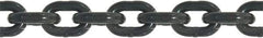 Value Collection - 5/8" Welded Alloy Chain - 18,100 Lb Capacity, Grade 80, 150' Long, Black Finish - Eagle Tool & Supply