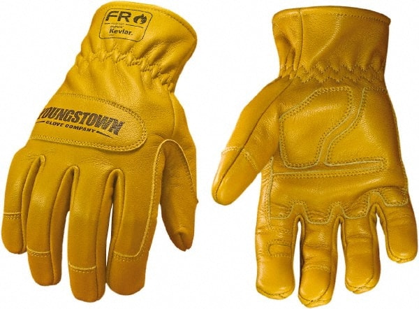 Youngstown - Size M, Leather or Synthetic Leather, Arc Flash Gloves - Eagle Tool & Supply