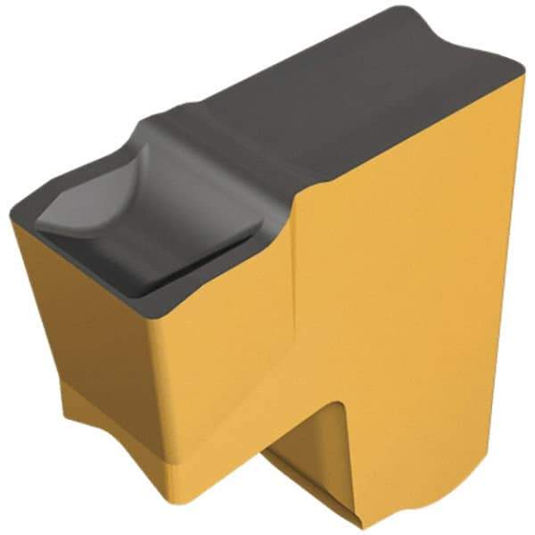 Iscar - TAG4 C Grade IC5400, 4mm Cutting Width Carbide Cutoff Insert - Neutral Lead Angle, 0.25mm Corner Radius, TiCN/Al2O3/TiN Finish - Eagle Tool & Supply
