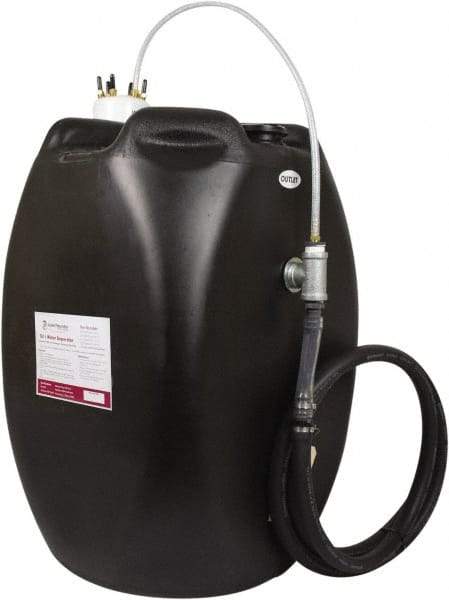 PRO-SOURCE - Air Compressor Condensate Management Filter - 1/4" Hose Barb, 200 psi, Gravity & Displacement Drain - Eagle Tool & Supply