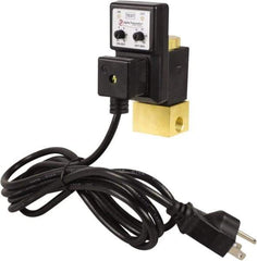PRO-SOURCE - 1/4" Inlet, Electronic Condensate Drain Valve - 1/4" NPT Outlet, 1.5 to 725 psi - Eagle Tool & Supply