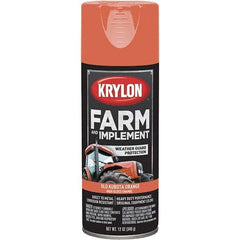 Krylon - Kubota Orange, 12 oz Net Fill, Gloss, Farm & Equipment Spray Paint - 12 oz Container, Use on Equipment - Eagle Tool & Supply