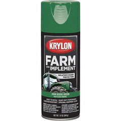 Krylon - Green (John Deere), 12 oz Net Fill, Gloss, Farm & Equipment Spray Paint - 12 oz Container, Use on Equipment - Eagle Tool & Supply
