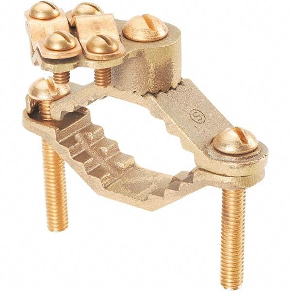 Panduit - Grounding Clamp - Bronze, 1.65" OAL - Eagle Tool & Supply