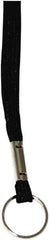 ADVANTUS - Lanyards Material: Cotton/Nylon Color: Black - Eagle Tool & Supply