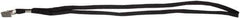 ADVANTUS - Lanyards Material: Nylon Color: Black - Eagle Tool & Supply