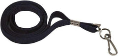 ADVANTUS - Lanyards Material: Cotton/Nylon Color: Blue - Eagle Tool & Supply