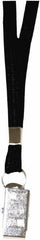 ADVANTUS - Lanyards Material: Cotton/Nylon Color: Black - Eagle Tool & Supply