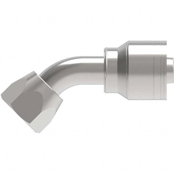 Eaton - Hydraulic Hose Fittings & Couplings Type: Female JIC Swivel, 45 Degree Elbow Hose Diameter: 1-1/16 (Inch) - Eagle Tool & Supply