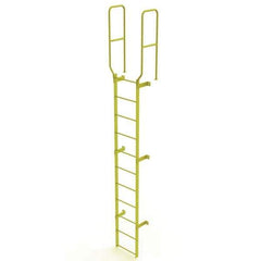 TRI-ARC - Rolling & Wall Mounted Ladders & Platforms Type: Fixed Ladder Style: Safety Cage - Eagle Tool & Supply