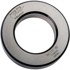 Mitutoyo - Setting Rings Inside Diameter (Decimal Inch): 2.0000 Outside Diameter (Decimal Inch): 3.3500 - Eagle Tool & Supply