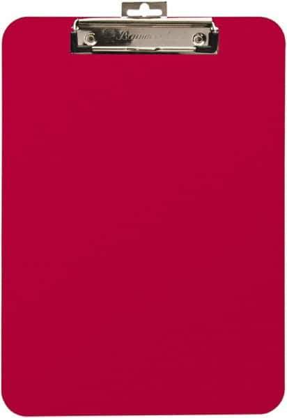 Baum/Gartens - 13-1/4 Inch Long x 9-1/4 Inch Wide, Clip Board - Red - Eagle Tool & Supply