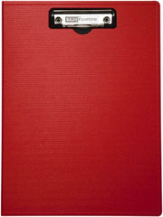 Baum/Gartens - 13-1/4 Inch Long x 9-1/4 Inch Wide, Clip Board - Red - Eagle Tool & Supply