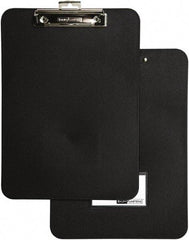 Baum/Gartens - 12-1/2 Inch Long x 9 Inch Wide, Clip Board - Black - Eagle Tool & Supply