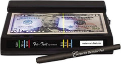 Dri-Mark - Black Counterfeit Detector Marker - Felt Tip, Chemically Sensitive Ink - Eagle Tool & Supply