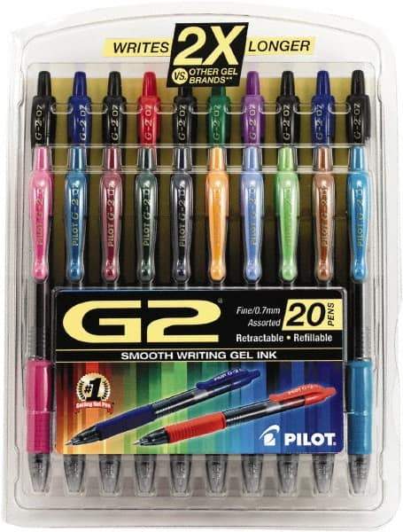 Pilot - Conical Roller Ball Pen - Assorted Colors - Eagle Tool & Supply
