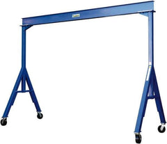 Vestil - 6,000 Lb Load Capacity, Steel Gantry Crane - 9-31/32' Span - Eagle Tool & Supply