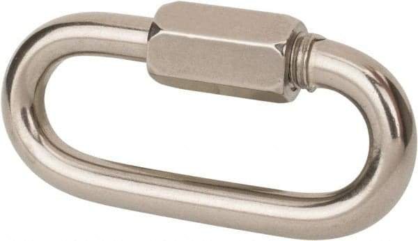 Value Collection - 316 Grade Stainless Steel Quick Link - 1/4" Diameter - Eagle Tool & Supply