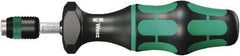 Wera - 1 Piece, 0.3 to 1 N/m, Adjustable Torque Limiting Screwdriver - 0.025" Drive - Eagle Tool & Supply