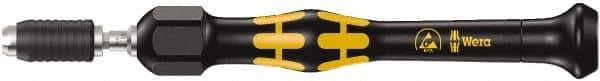 Wera - 1 Piece, 0.02 to 0.06 N/m, Adjustable Torque Limiting Screwdriver - 0.1575" Drive - Eagle Tool & Supply