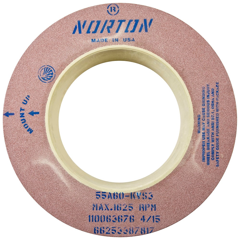 Norton - Centerless & Cylindrical Grinding Wheels Wheel Diameter (Inch): 20 Wheel Width (Inch): 8 - Eagle Tool & Supply