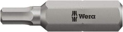 Wera - 10mm Hex Bit - 5/16" Hex Drive, 4" OAL - Eagle Tool & Supply