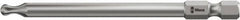 Wera - T30 Torx Bit - 1/4" Hex Drive, 3-1/2" OAL - Eagle Tool & Supply