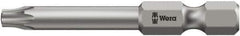 Wera - 1/4" Drive IPR10 Torx Plus Screwdriver Bit - 3-1/2" OAL, Tamper Resistant Bit - Eagle Tool & Supply