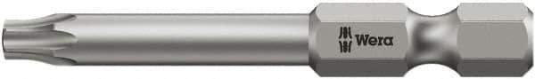 Wera - 1/4" Drive T25 Torx Plus Screwdriver Bit - 2" OAL, Tamper Resistant Bit - Eagle Tool & Supply