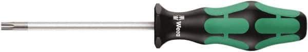 Wera - T30 Torx Driver - 300mm Blade Length, Ergonomic Handle - Eagle Tool & Supply