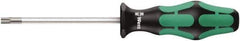 Wera - T20 Torx Driver - 300mm Blade Length, Ergonomic Handle - Eagle Tool & Supply