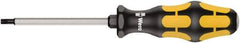 Wera - T15 Torx Driver - 80mm Blade Length, Ergonomic Handle - Eagle Tool & Supply