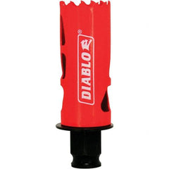 Freud - 1-1/8" Diam, 2-3/8" Cutting Depth, Hole Saw - Bi-Metal Saw, Toothed Edge - Eagle Tool & Supply